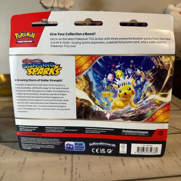 Pokémon TCG Surging Sparks Bundle- Includes everything pictured. factory sealed - Picture 10 of 10